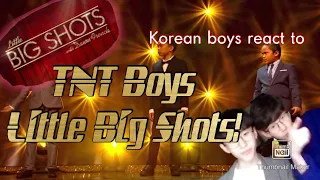 Korean twins react to TNT boys singing in 'Little Big Shots'!