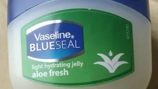 Vaseline Blue seal light hydrating gel aloe vera fresh benefits #vaselinepetroleumjelly