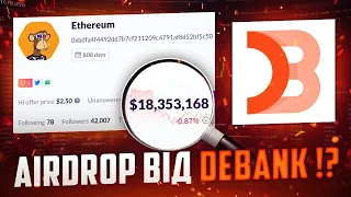 DeBank  ЯК ПОЛУЧИТИ AIRDROP ~1000$ | ОГЛЯД  DeBank