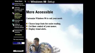 Installing Windows 98 build 1544