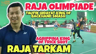 KETIKA TAUFIK HIDAYAT DI TANTANG RAJA TARKAM❗AGRIPINNA KING OF TRICK SHOT | SIAPA LAYAK MENANG