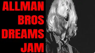 Allman Brothers Dreams Jam Style Backing Track (D Mixolydian)