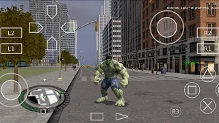 The Incredible Hulk 2008 video game Gameplay On AetherSX2 PS2 Emulator Android