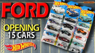 Unboxing: 15 FORD🔥Hot Wheels🔥