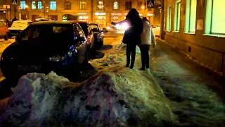 СПб ,центр ,зима 2011г., обледенелые тротуары,ЖКХ