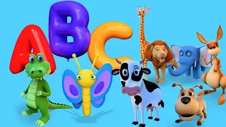 ABC Animals – abc song Animals – Learn the Alphabets, Animal Names @BabaSharo