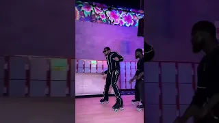 Usher killing it on the floor at Cascade Rolling Skating