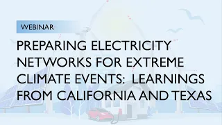 Preparing Electricity Networks for Extreme Climate Events | ERICA Webinar Series