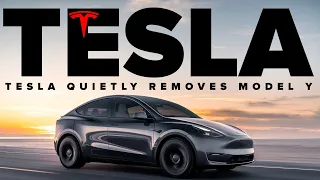 Tesla Quietly Removes Model Y | NEW Buyers Are Shocked