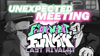 FNF' LAST RIVALRY mod - song NERVES "UNEXPECTED MEETING" REMIX / Garcello VS Daddy Dearest