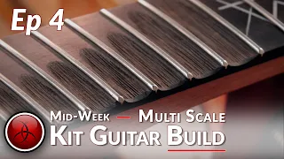 Ep 4 - Shred - Scalloped Fretboard - How to Build a UNIQUE Multi-Scale Kit Guitar