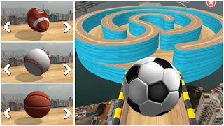 Going balls game interesting challenge timeplay - sport balls competition - levels 3434 to 3438