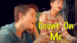 FAMILY SINGS "COUNT ON ME"  - BRUNO MARS! (Cover by @SharpeFamilySingers)