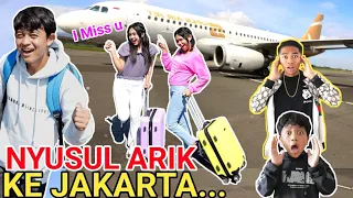 KANGEN ARIK❤️ AKHIRNYA KITA NYUSUL ARIK KEJAKARTA NAIK PESAWAT SENENG BANGET!! | Mikael TubeHD