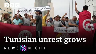 Tunisian unrest grows amid inflation, migration, and repression - BBC Newsnight