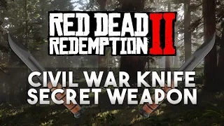 Red Dead Redemption 2 - Civil War Knife and Hat Location (Secret Weapon and Hat)