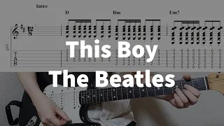 The Beatles - This Boy Guitar Tabs