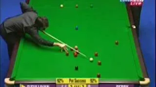 Masters 2009: Last 16 O'Sullivan vs Perry, Frame 7, Break 118