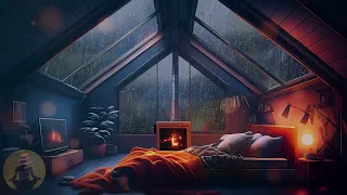 ASMR Rain Sounds For Sleeping - Rain and Thunder, Thunderstorm, Rain and Rolling Thunder Sounds