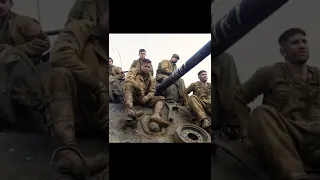 What happens to the tank crews when they have been hit with a good shoulder anti-tank missile?