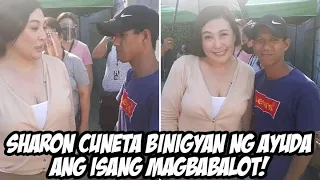 Megastar Sharon Cuneta Nagbigay ng dagdag puhunan sa mga tindero sa Subic!