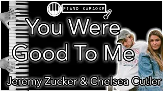 You Were Good To Me - Jeremy Zucker & Chelsea Cutler - Piano Karaoke