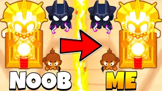 So I copied EVERYTHING this NOOB did in BANANZA... (Bloons TD Battles 2)