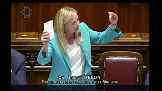 Comunicazioni alla Camera dei Deputati, la replica del Presidente Giorgia Meloni