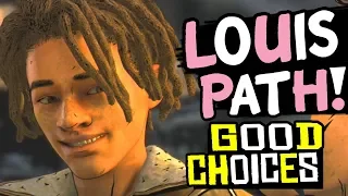 The Walking Dead Season 4 Episode 4 LOUIS PATH - GOOD CHOICES + Ending