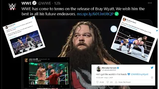Wrestling World Reacts To Bray Wyatt Release...Alexa Bliss,Ryback,Braun Strowman And Many More