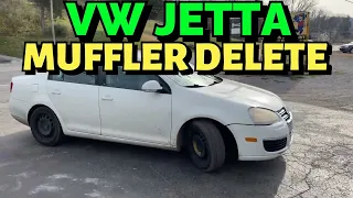 2007 VW Jetta EXHAUST w: MUFFLER DELETE!