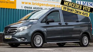 Mercedes Vito 119 Sport Auto Crew Van Detailed Walk & Talk Review