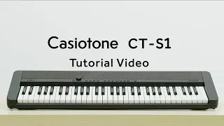 Casiotone CT-S1 Tutorial Video | CASIO