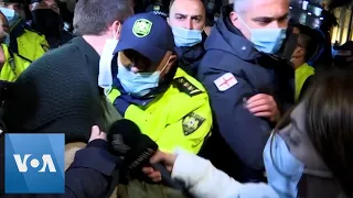 Police Arrest Protesters in Georgia