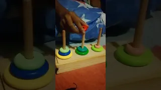 How to play tower of Hanoi.. practice only.😅🤣🤪😜#shortvideo #playtime #games