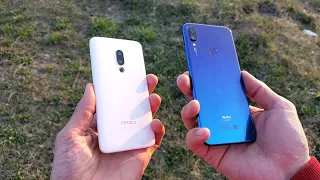 Xiaomi Redmi Note 7 & Meizu 15 сравнение смартфонов. Они такие разные.