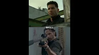 Punisher VS Rick Grimes #shorts #ytshorts #punisher #frankcastle #rickgrimes #thewalkingdead