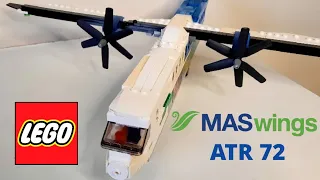 Lego Plane MOC Atr 72 #lego #moc #atr72 #creation #airplane #legoplane #maswings