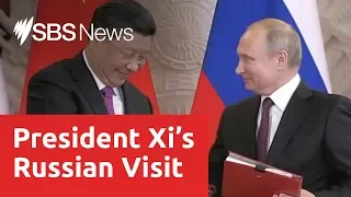 Chinese president's Russia visit packed with praise and pandas