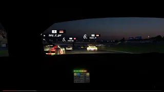 GT SPORT- 24hr Nürburgring - Night Checkpoint Race - Audi R8 LMS '15 - Cockpit NO HUD - 100% Realism