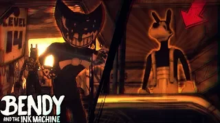 HACKING BENDY TO LEVEL 14 & BORIS STUCK ON LIFT!! | Bendy and the Ink Machine [Chapter 3] Speed Hack