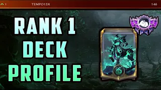 Rank 1 Legends of Runeterra Mono SI Deck Profile