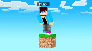 SKYBLOCK Maar Het Is MAAR 1 BLOK! (Minecraft)