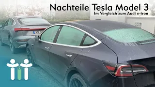 Vom Audi e-tron zum Tesla Model 3: Nachteile nach dem Umstieg