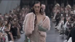 Bella Hadid walks the runway at the Fendi Fall Winter 2022- Milan Fashion Week