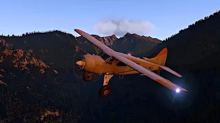 VFR Olympic National Park - Charter Flight - DHC2 Beaver - Elwha River Restoration Story - 4K