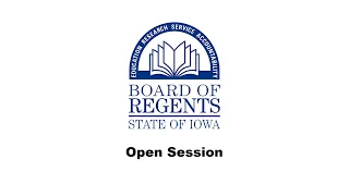 Iowa Board of Regents Meeting April 30th, 2020