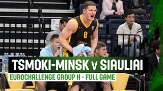 Tsmoki Minsk (BLR) v Siauliai (LTU) – Full Game - Regular Season – 2014-15 EuroChallenge