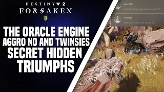 Destiny 2: Forsaken - The Oracle Engine Secret Triumphs 'AGGRO NO' And 'TWINSIES' Guide