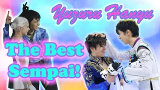 YUZURU HANYU Being the Best Sempai!